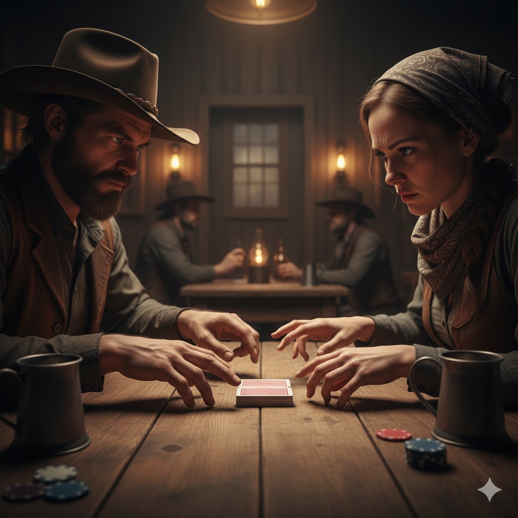 Lännen nopein korttipeli: opas sääntöihin, nopeuteen ja taktiikkaan