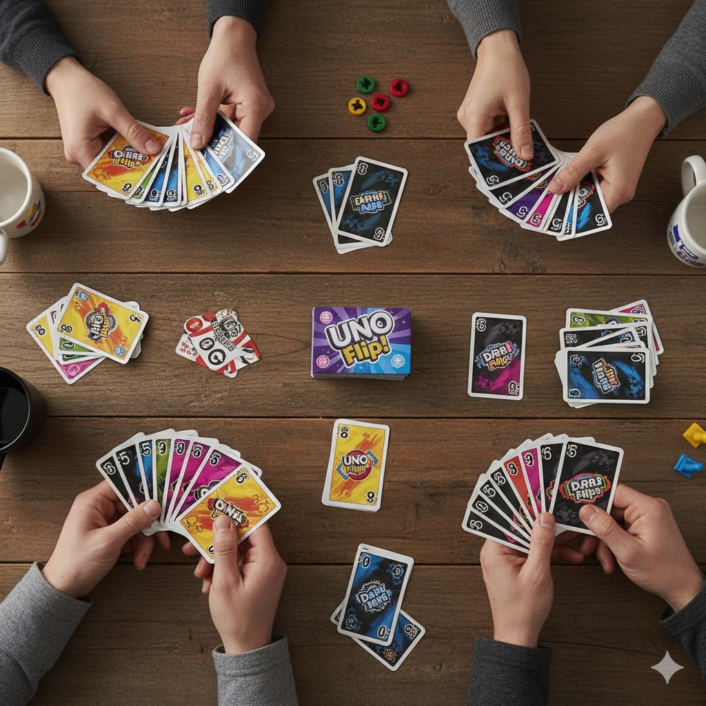 Uno Flip: kattava opas sääntöihin, kortteihin ja strategioihin